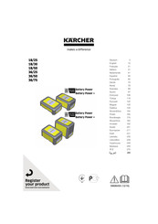 Kärcher Battery Power 36/75 Manual