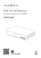 nedis DVBS2265BK Quick Start Manual
