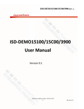 Nuvoton ISD-DEMO15C00 User Manual