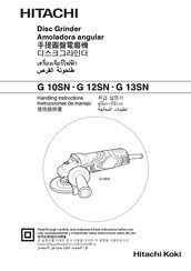 Hitachi G 10SN Handling Instructions Manual