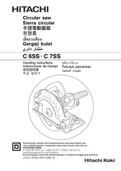 Hitachi C 6SSl C 7SS Handling Instructions Manual