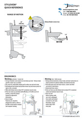 Ergotron STYLEVIEW Series Quick Reference