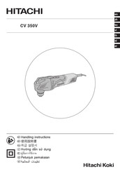 Hitachi CV 350V Handling Instructions Manual