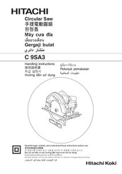 Hitachi C 9SA3 Handling Instructions Manual