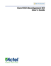 Actel Core1553 User Manual