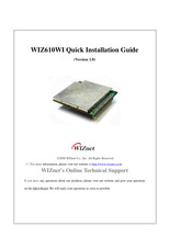WIZnet WIZ610wi Quick Installation Manual