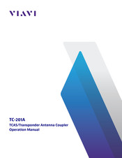 Viavi TC-201A Operation Manual