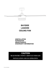 Bayside LAGOON Installation Instructions Manual