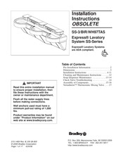 Bradley Obsolete Express SS Series Installation Instructions Manual