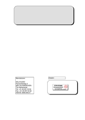 Eela Audio EA 946 Instructions For Use Manual
