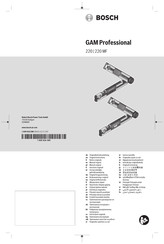 Bosch GAM220MF Professional Original Instructions Manual
