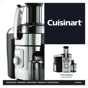 Cuisinart CJE1000E Instructions Manual