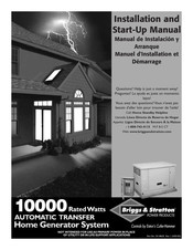 Briggs & Stratton 1768-0 Installation And Start-Up Manual