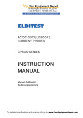 Elditest CP6220 Instruction Manual