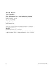 MMC Skylle 1550 User Manual