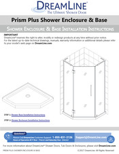 DreamLine PRISM PLUS Installation Instructions Manual