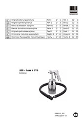 Schneider Airsystems SSP-SAW 4 SYS Original Operating Manual