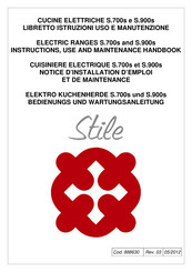 OFFCAR Stile 8TCE4Q:
Stile 8TCE6Q Instruction, Use And Maintenance Manual