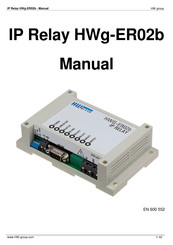HW Group IP Relay HWg-ER02b Manual