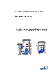 KSB Evamatic-Box N 500 l Installation & Operating Manual