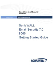 Sonicwall Email Security 7.0 8000 Getting Started Manual