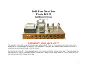 BYOC Classic Brit 50 Instructions Manual