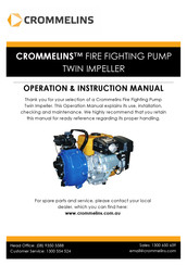 Crommelins FT150RP7E Operation & Instruction Manual