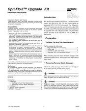 Boumatic Opti-Flo II Installation Instructions Manual