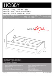 Meble Wojcik HOBBY 90B Assembly Instruction Manual