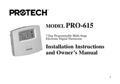 protech PRO-615 Installation Instructions And Owner's Manual