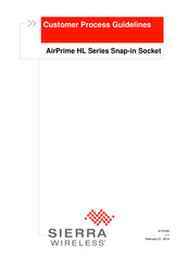 Sierra Wireless AirPrime HL Series Customer Process Manuallines