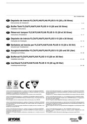 Johnson Controls YORK YLHA PLUS 7 Installation Instructions Manual
