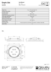 Griven Graph-i-Dot AL4700 User Manual