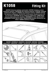 Yakima K1058 Installation Instructions Manual