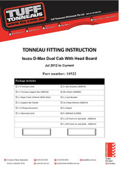 Tuff Tonneaus 10522 Fitting Instruction