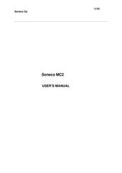 Soneco MC2 User Manual