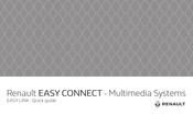Renault EASY CONNECT EASY LINK Quick Manual