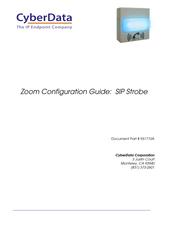 CyberData SIP Strobe Configuration Manual