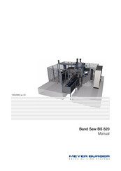 Meyer Burger BS 820 Manual