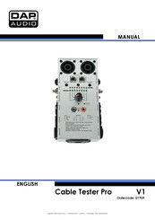 DAPAudio Cable Tester Pro Manual