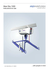Getinge Arjohuntleigh Maxi Sky 1000 Instructions For Use Manual