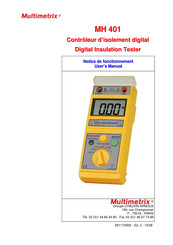 Multimetrix MH 401 User Manual