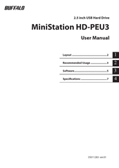 Buffalo MiniStation HD-PEU3 User Manual