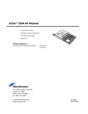 MaxStream XCite Manual