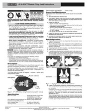 RIDGID 4P-6 4PIN Instructions Manual