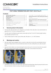 CommScope FACT Installation Instructions Manual