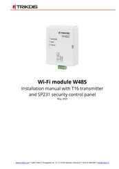 Trikdis W485 Installation Manual