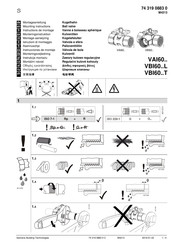 Siemens VBI60.25-9L Mounting Instructions