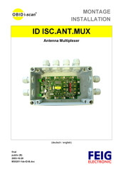 FEIG Electronic OBID i-scan ID ISC.ANT.MUX Installation Manual