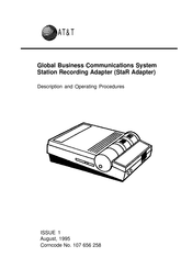 AT&T StaR Adapter Description And Operating Procedures